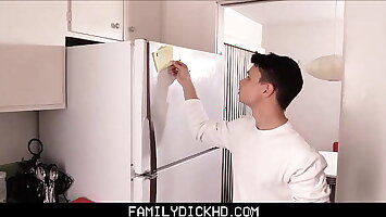 step Father And Twink Lunch Fuck - Austin Lock