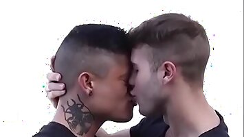 Spanish Guys Kissing Each Other and Grinding